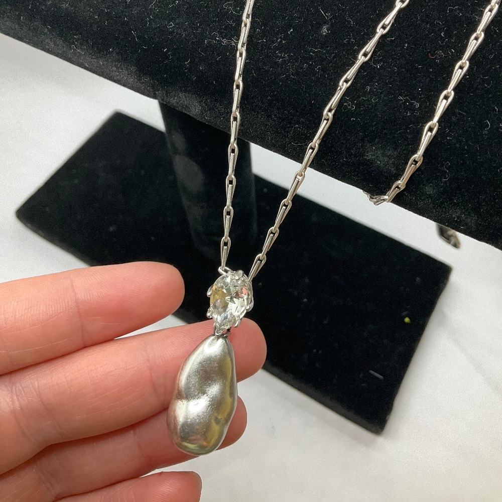 ALEXANDER MCQUEEN Silver-tone necklace